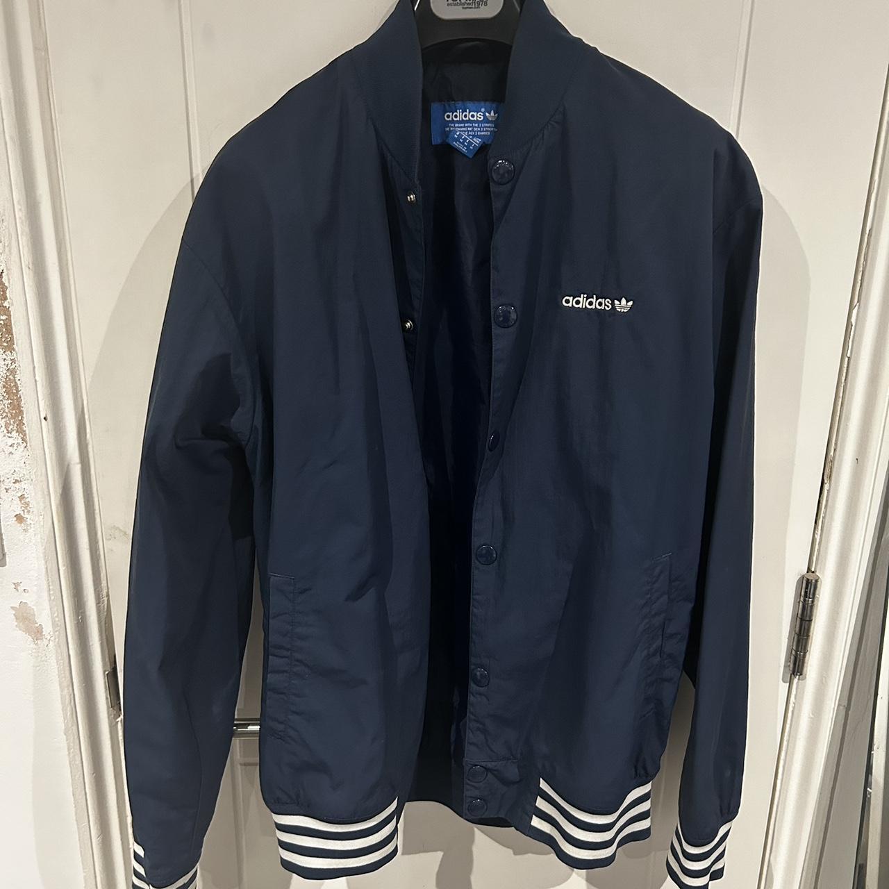 Blue vintage Adidas varsity - Depop