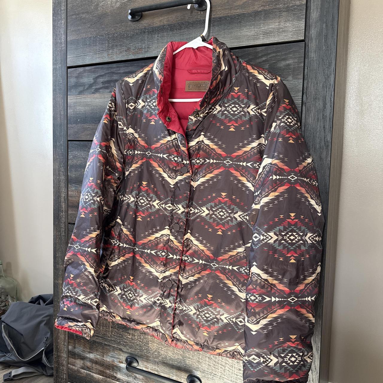 Pendleton Women's Puffer Jacket - Brown/Multi - S… - image 1