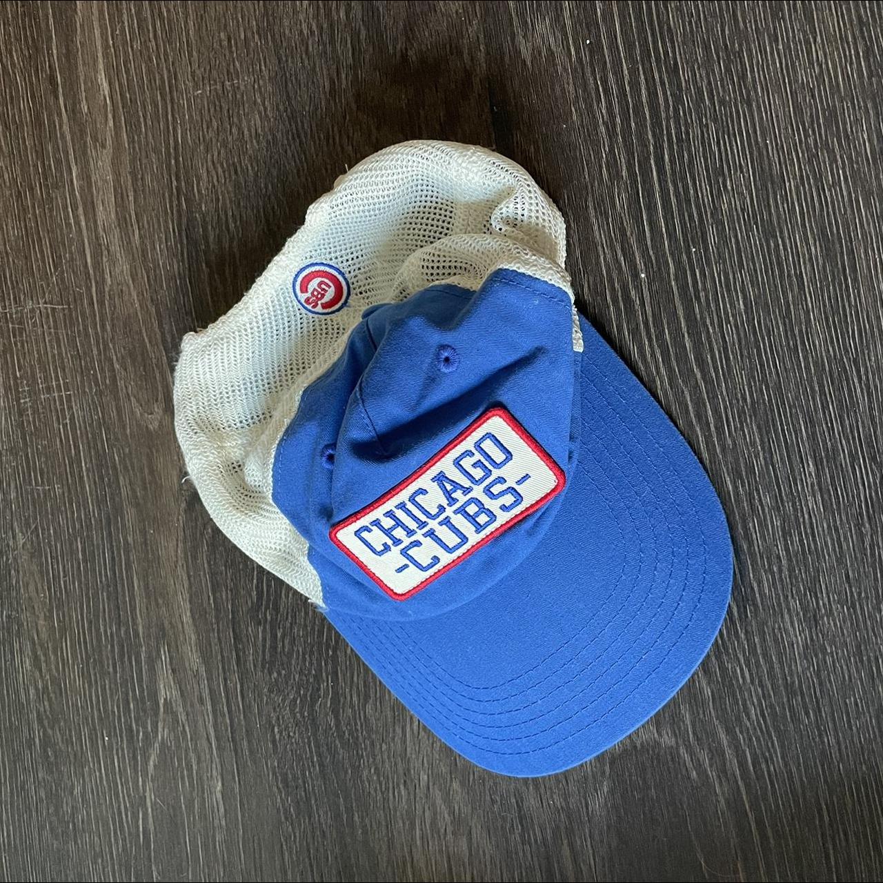 Vintage Chicago Cubs Trucker Hat Chicago Cubs - Depop