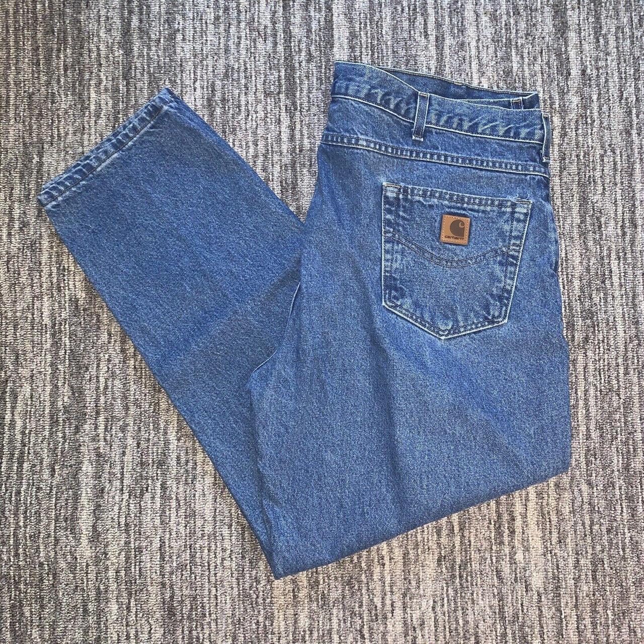 Carhartt Jeans Men s 42x30 Blue Relaxed Fit 14806. Depop