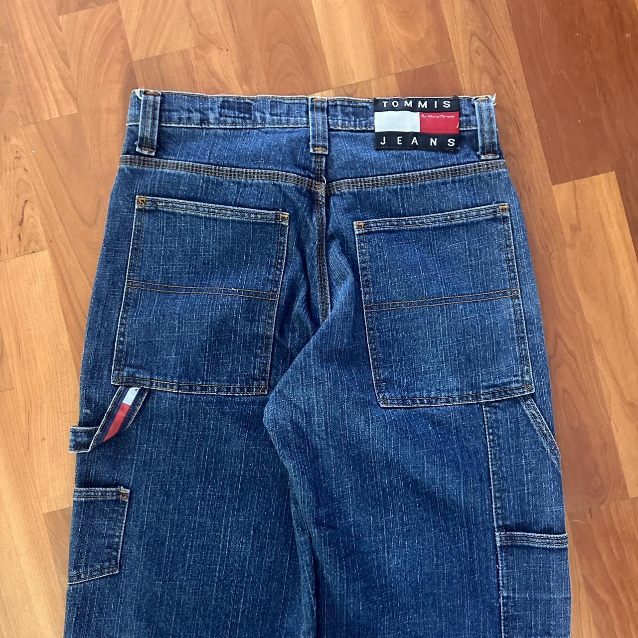 Baggy Tommy Hilfiger vintage pants 30x28 send... - Depop