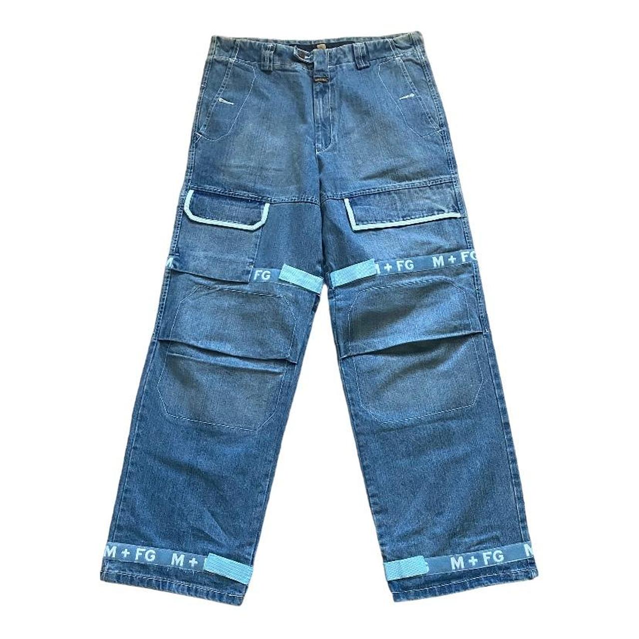 Girbaud popular Marithe Francois M+FG GLIDER JEANS DeadStock Vintage Samples Rave Y2K