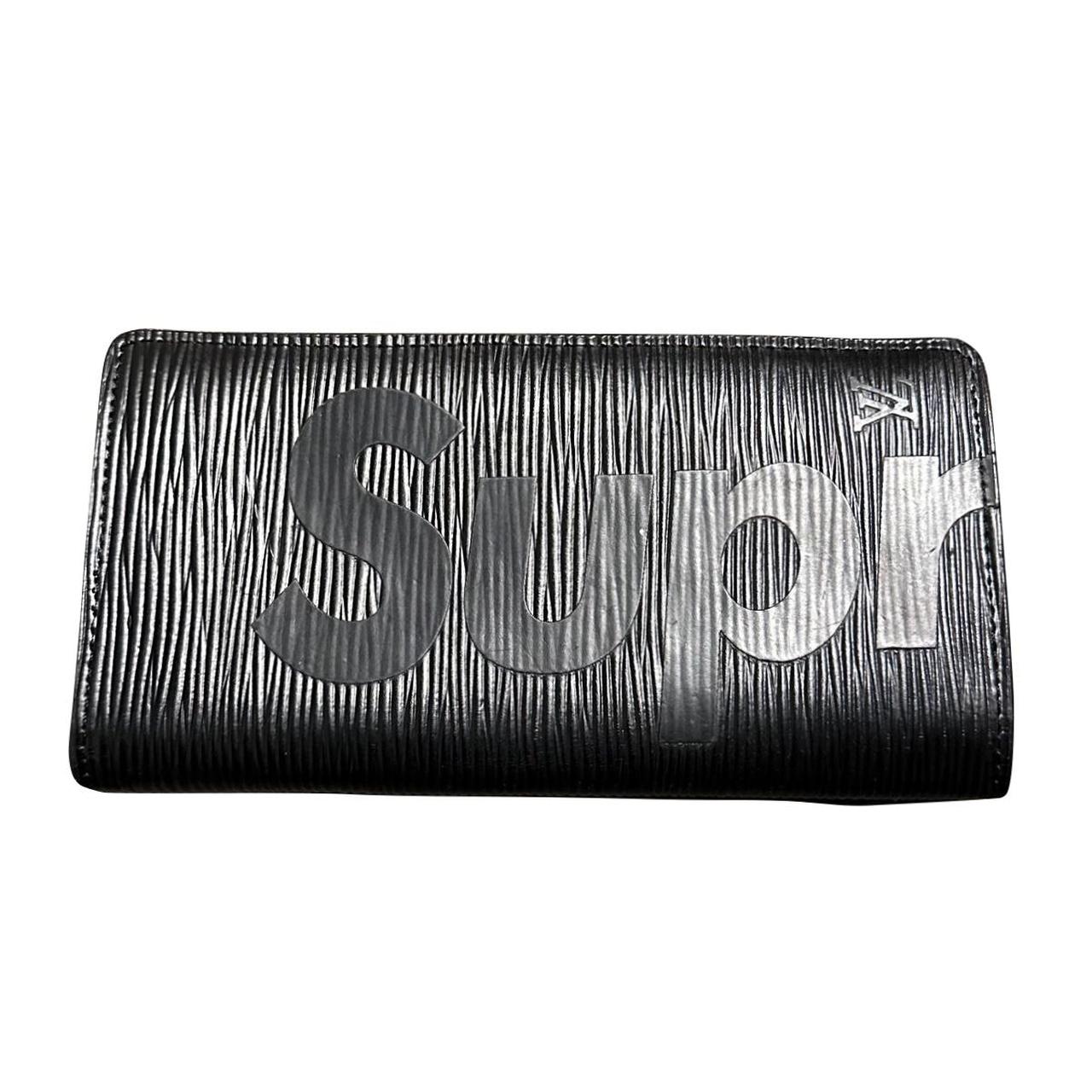 Black Supreme x Louis Vuitton Wallet price - Depop