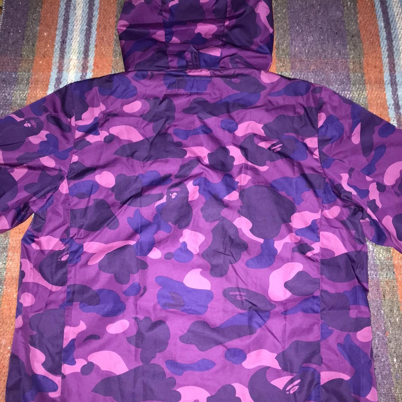 Bape buy Purple Camo Windbreaker