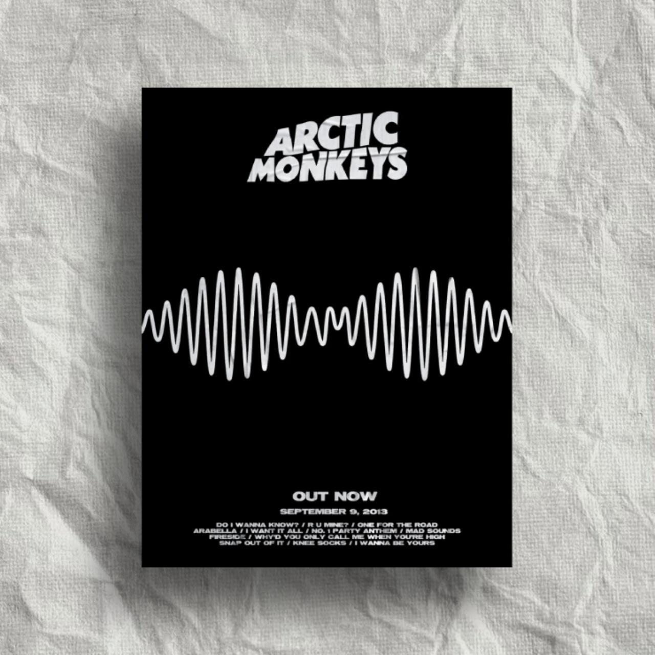 Arctic Monkeys ‘AM’ Poster Laser paper (matte) ... - Depop