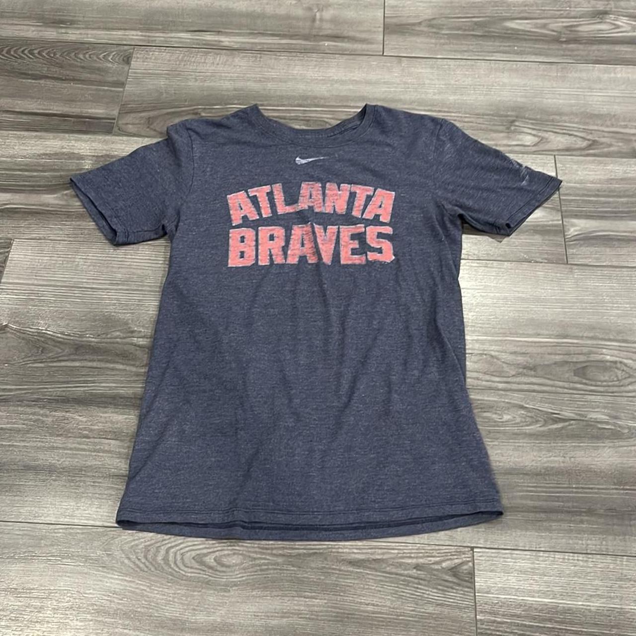 Atlanta Braves Nike Dri-Fit Short Sleeve Shirt Men's - Depop