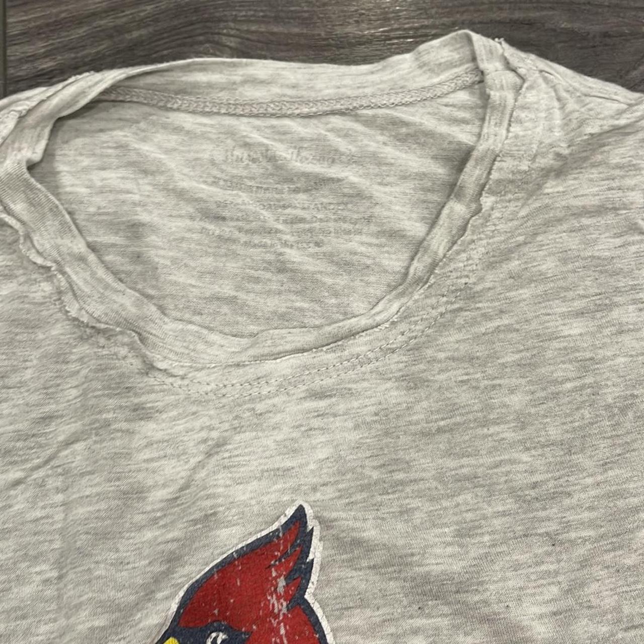 St. Louis Cardinals baseball T-shirt (couple stains - Depop