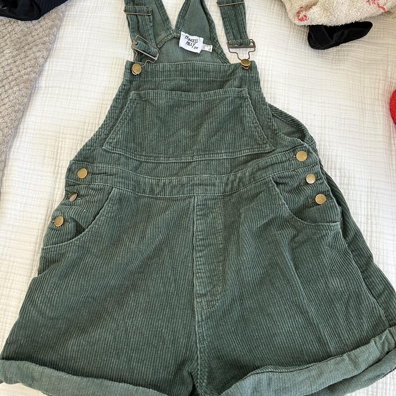 Princess Polly Green Overalls so cute and... Depop