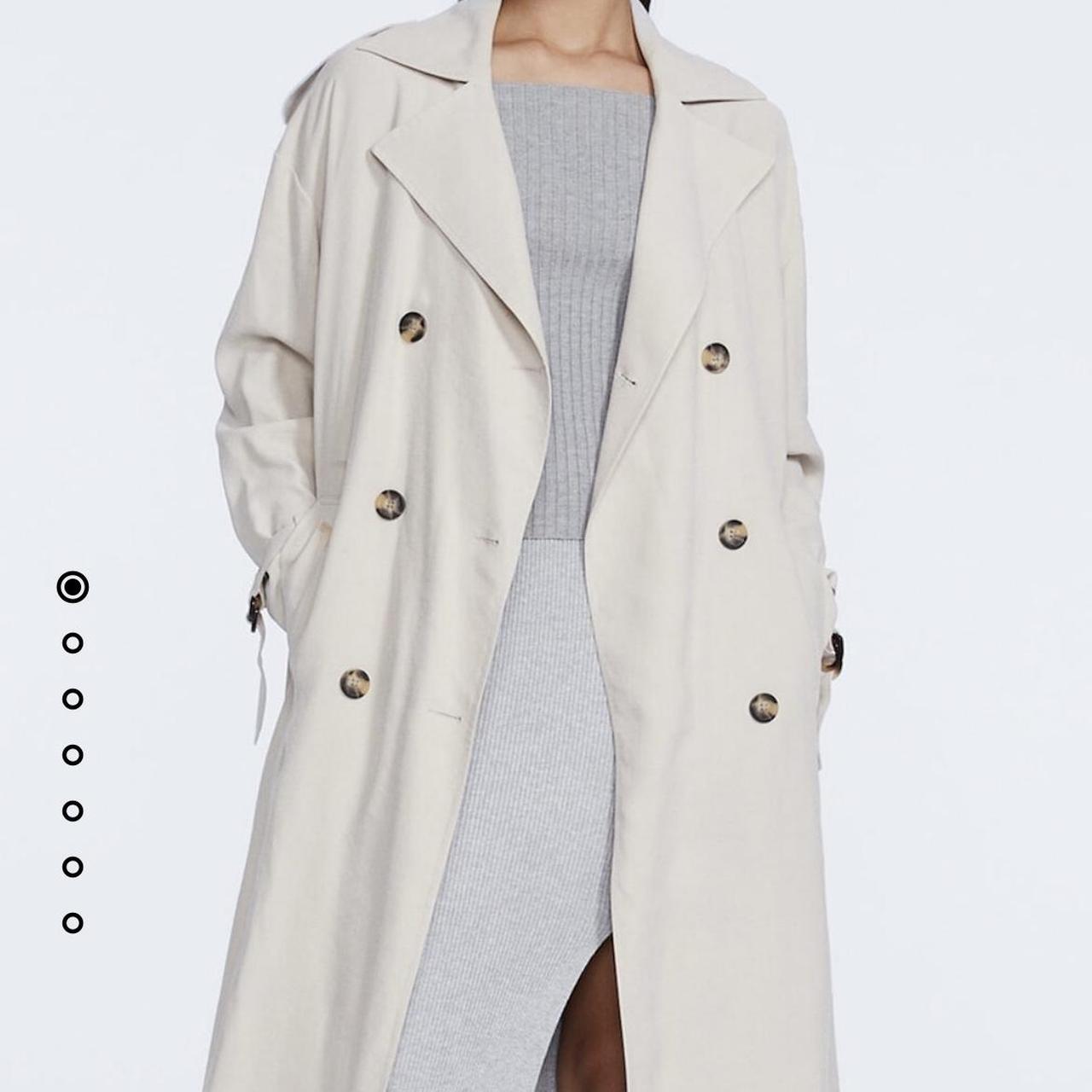 Beige mac hot sale coat womens