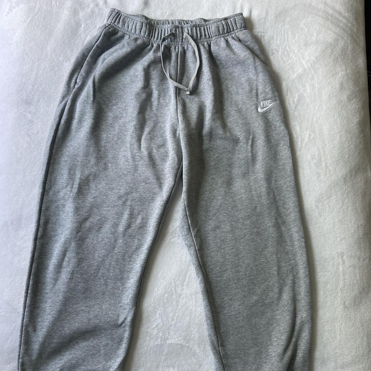 Small Nike baggy wear sweatpants Fit weird on legs... - Depop