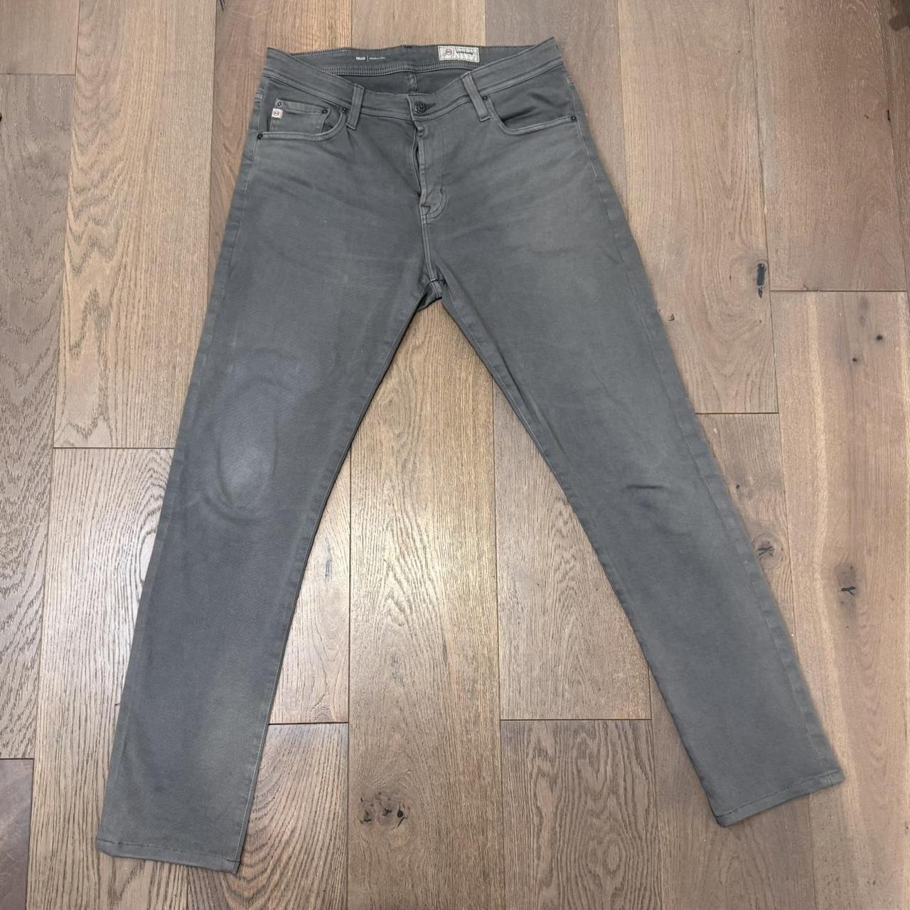 Grey AG Tellis modern slim jeans. Size 33 x 33. | Depop