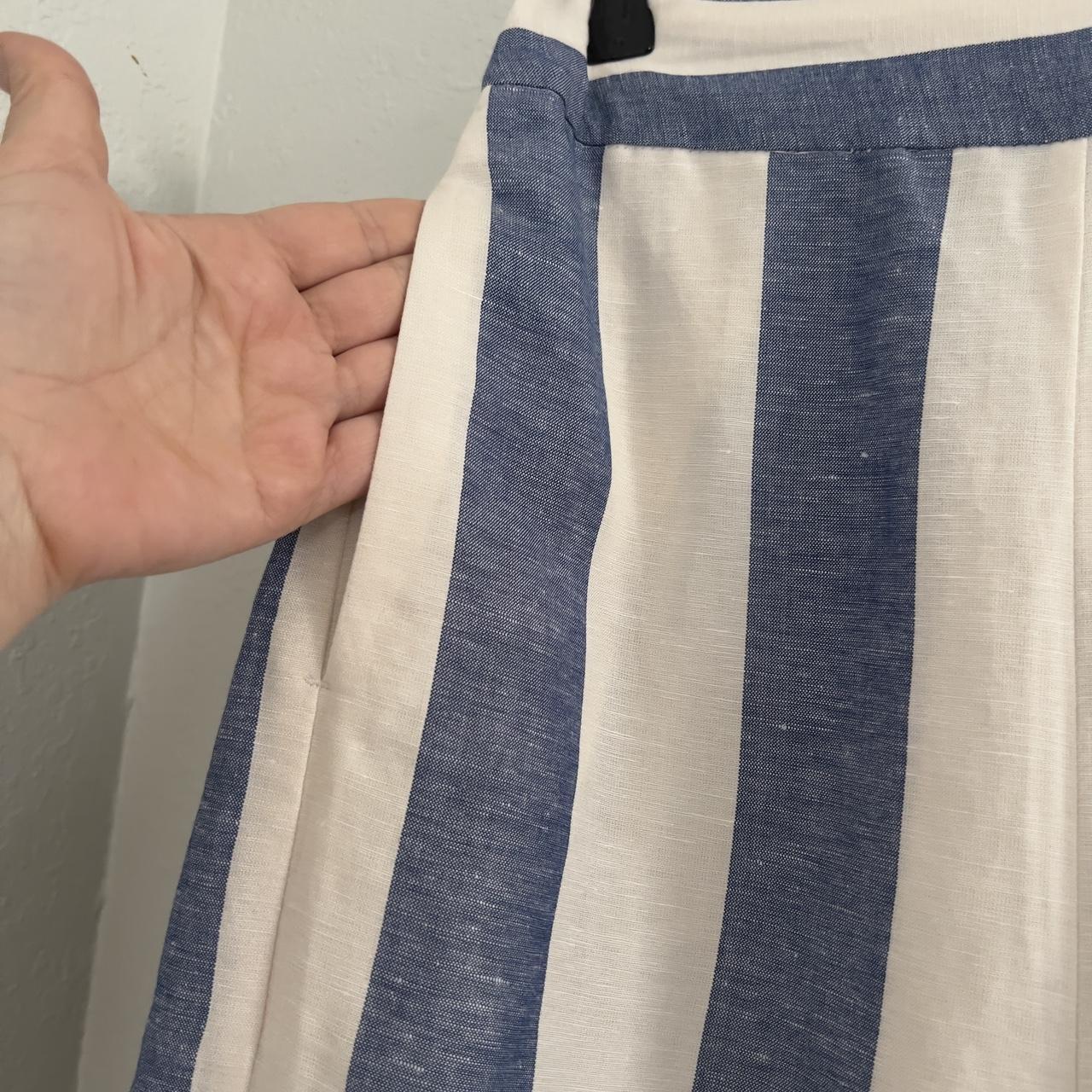 Madewell Huston Pull On Crop Pants Trousers Blue Depop