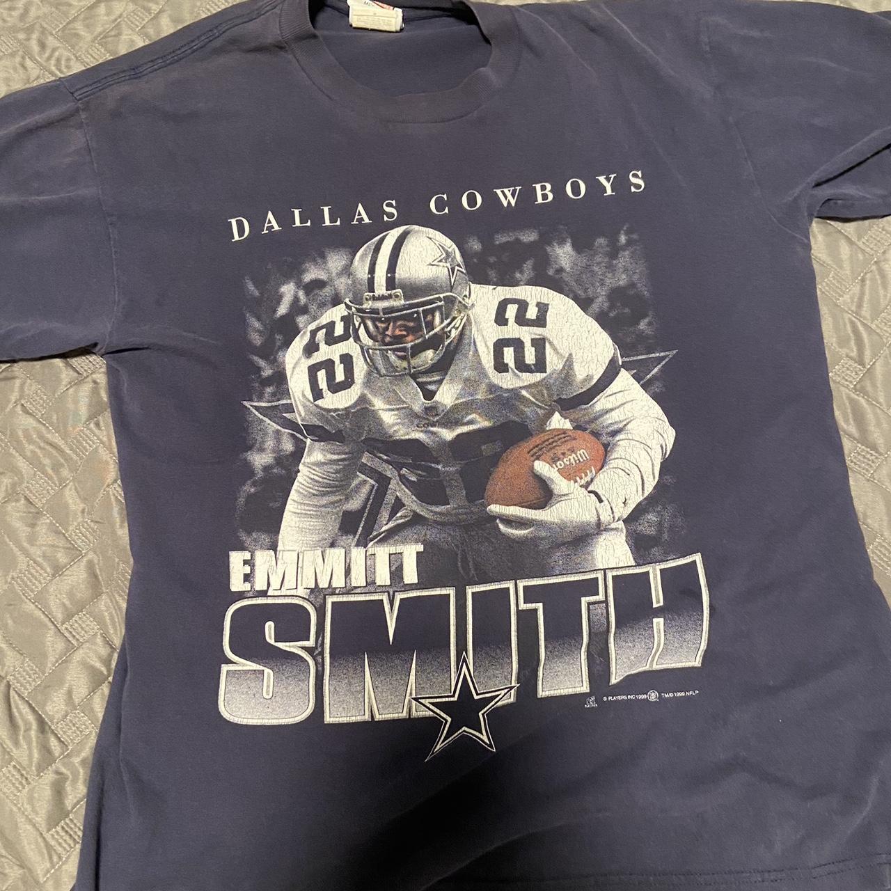 Vintage Emmitt Smith Dallas Cowboys Jersey With No - Depop