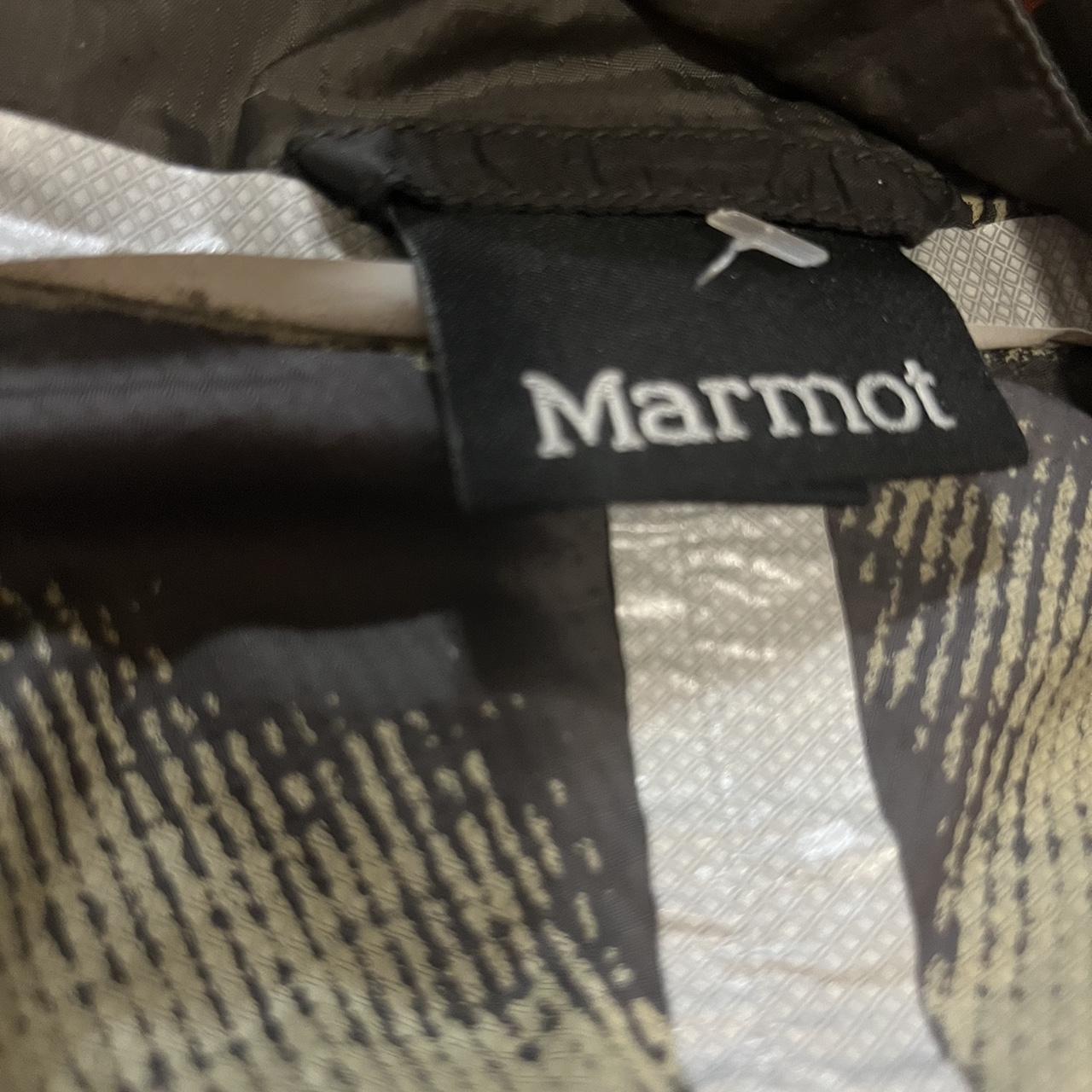 Brown Marmot outdoor jacket - Depop