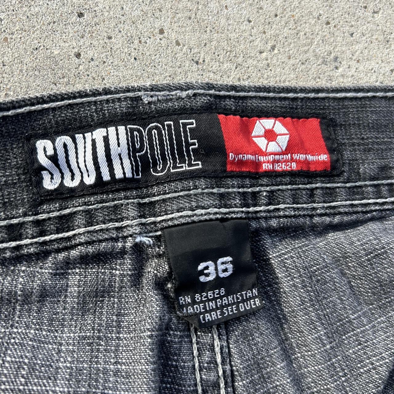 Red Tab SouthPole Jeans 36/32 Hole in right calf of... - Depop