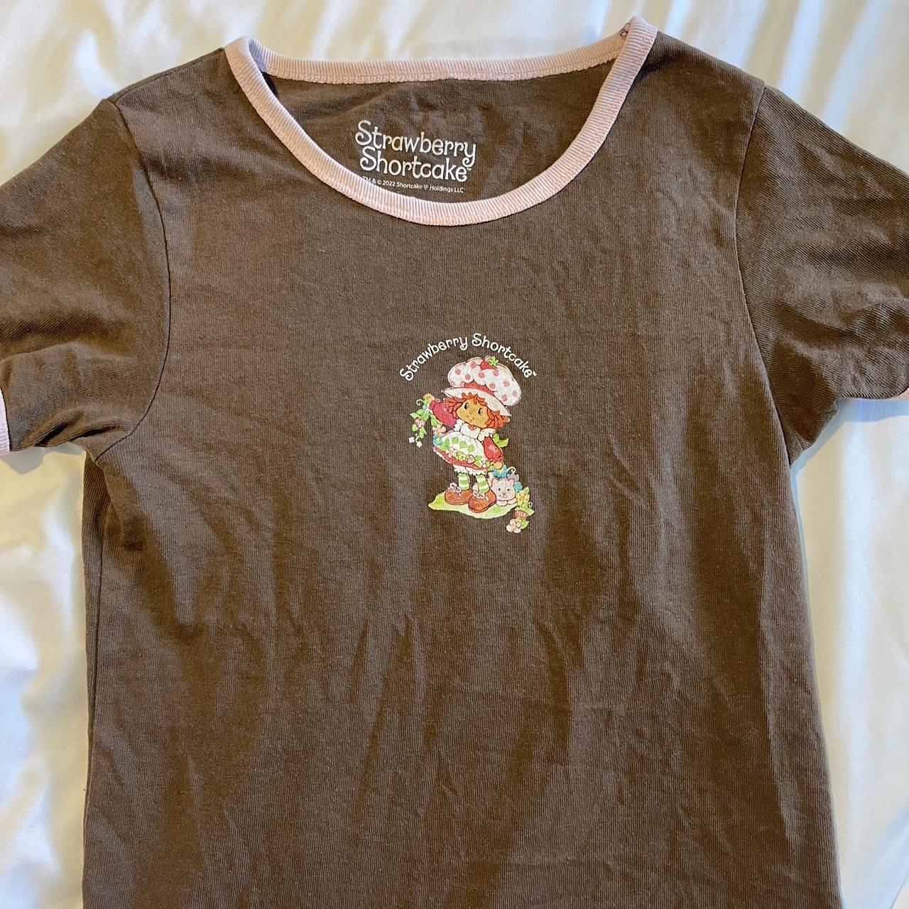 Women's Brown and Pink T-shirt | Depop