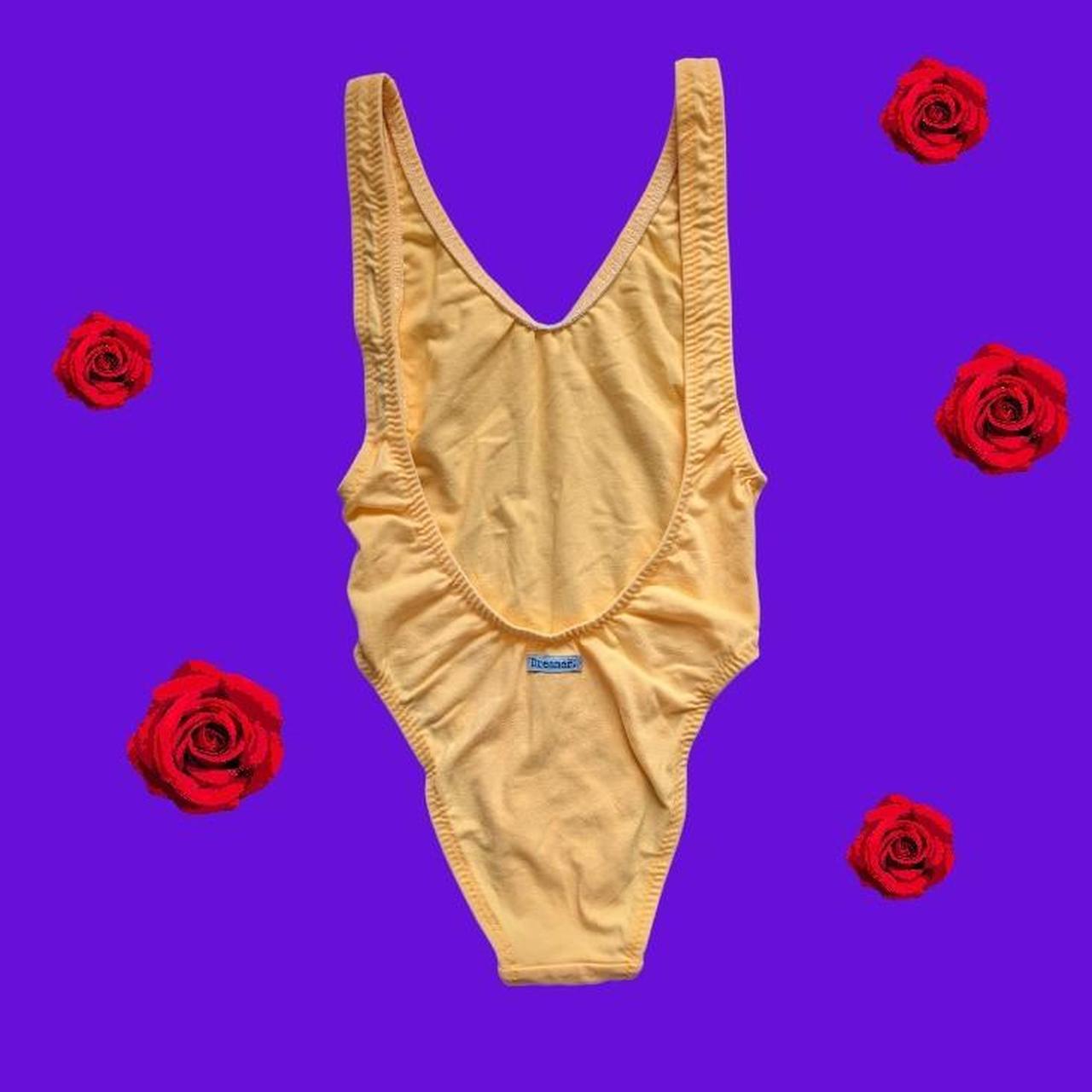 Handmade High cut bodysuit by Dreamer the Label,... Depop