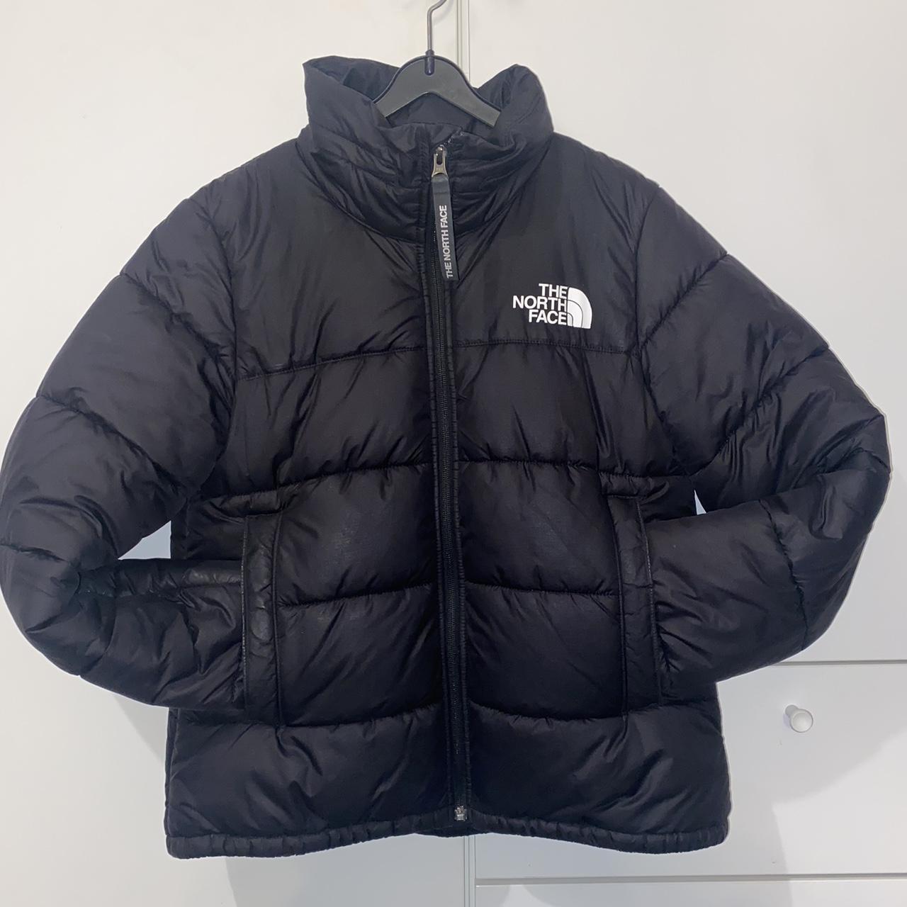 Black north face puffer with hood 100% authentic... - Depop