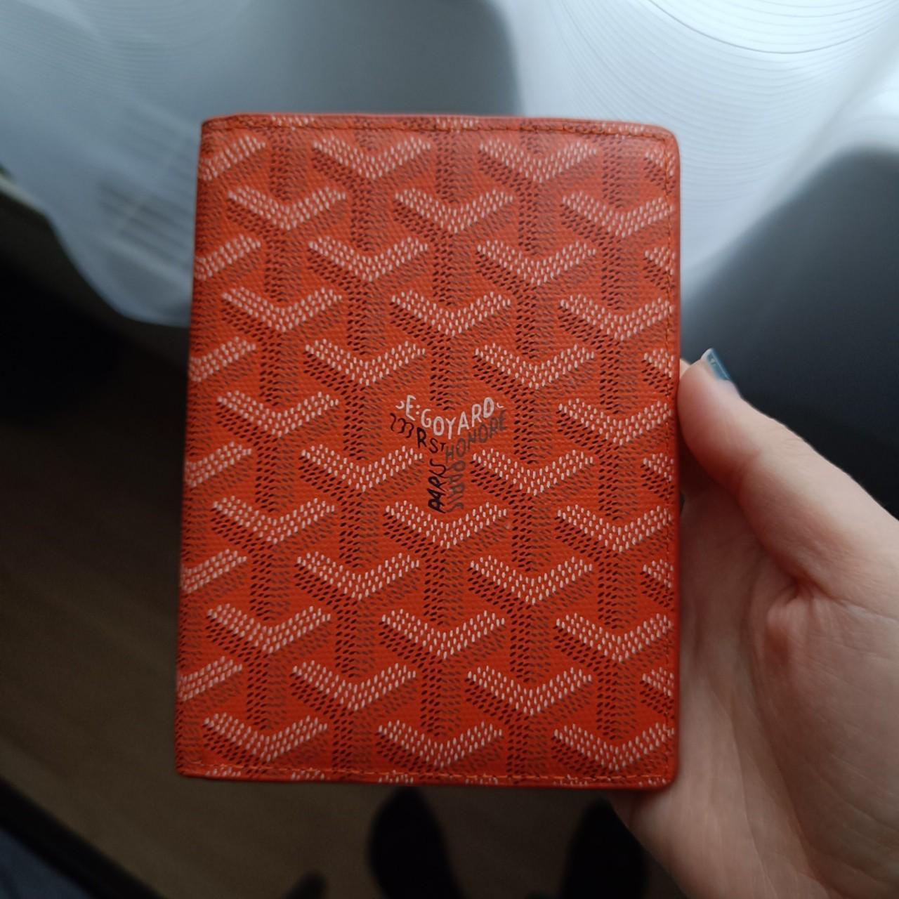 Goyard passport holder red best sale