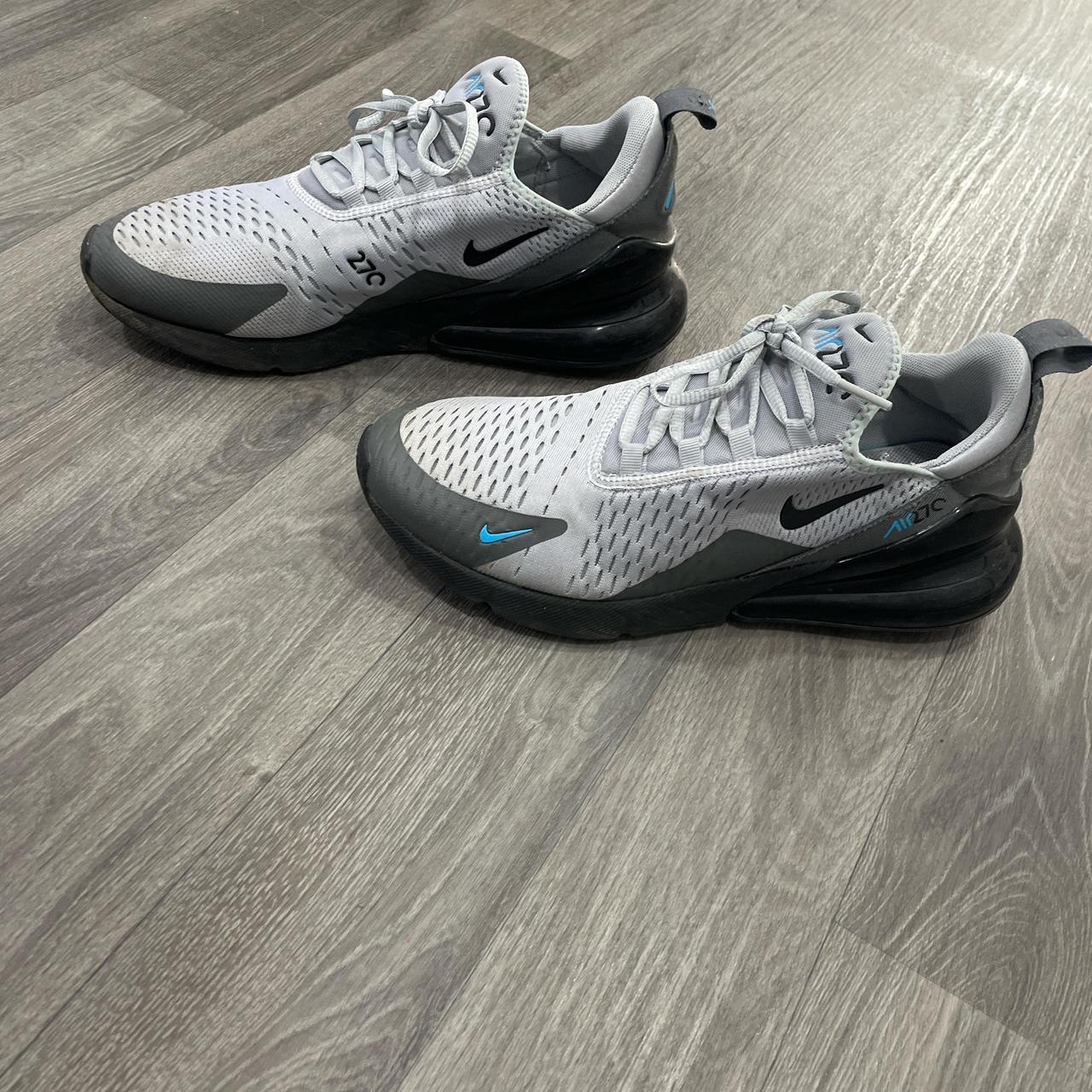 Nike air max 270s grey blue Comes without box. Depop