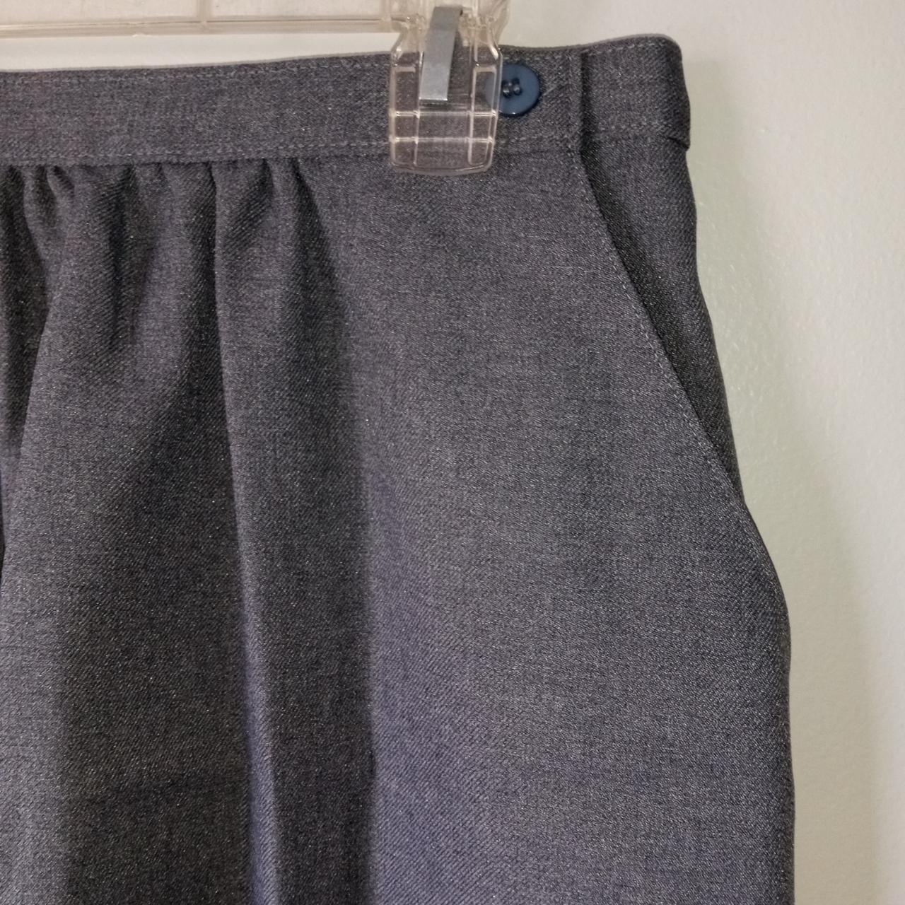 Vintage 1980s JCPenney brand gray mini skirt