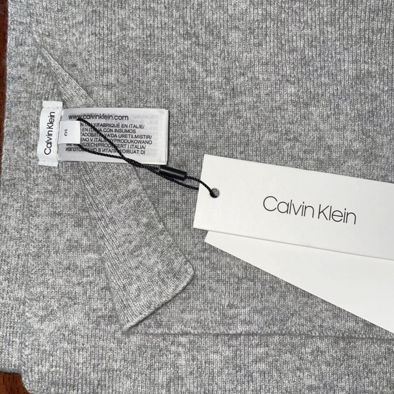 Calvin Klein Women's Grey Scarf-wraps | Depop