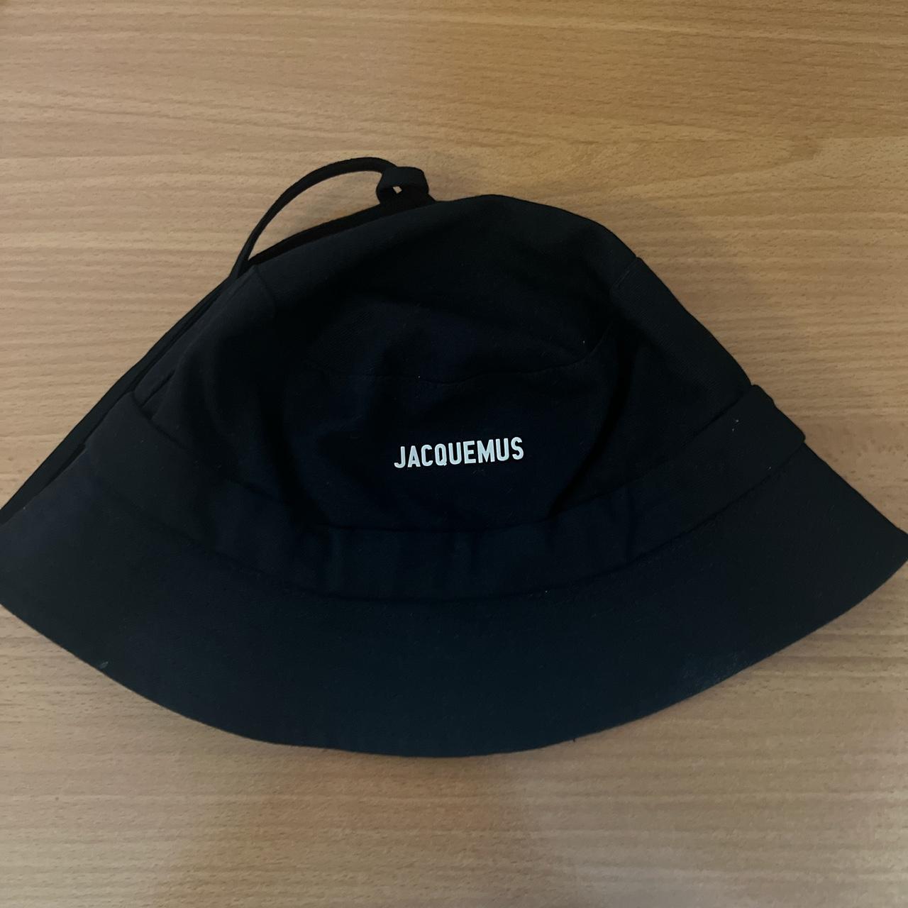Jacquemus le Bob bucket hat in black. Bought from... - Depop