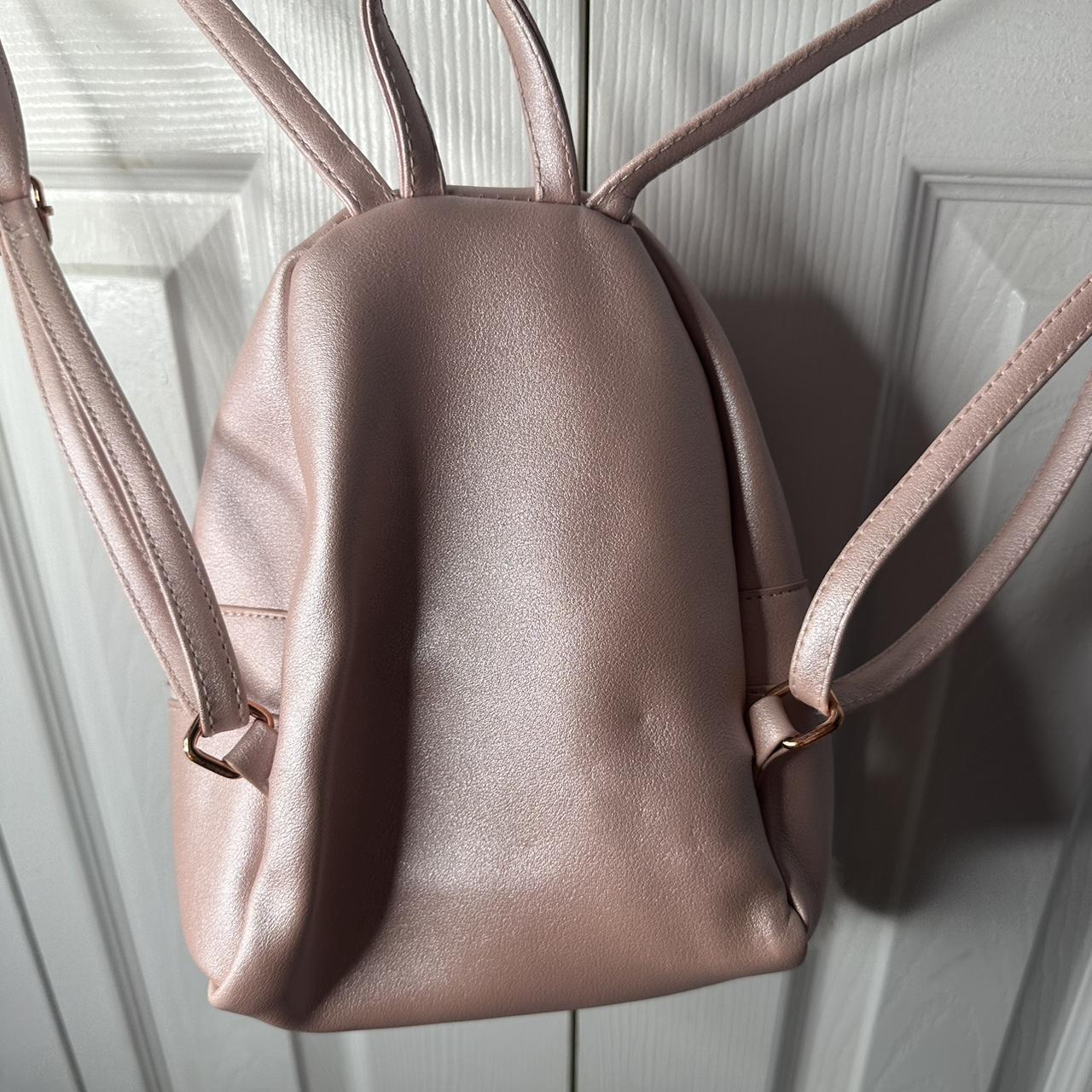 Rose gold backpack on sale primark