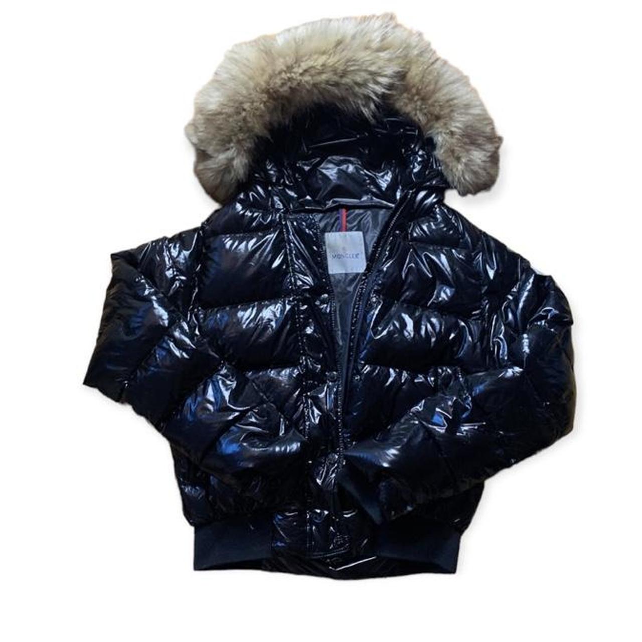 Moncler puffer jacket Moncler puffer with good (fur... - Depop