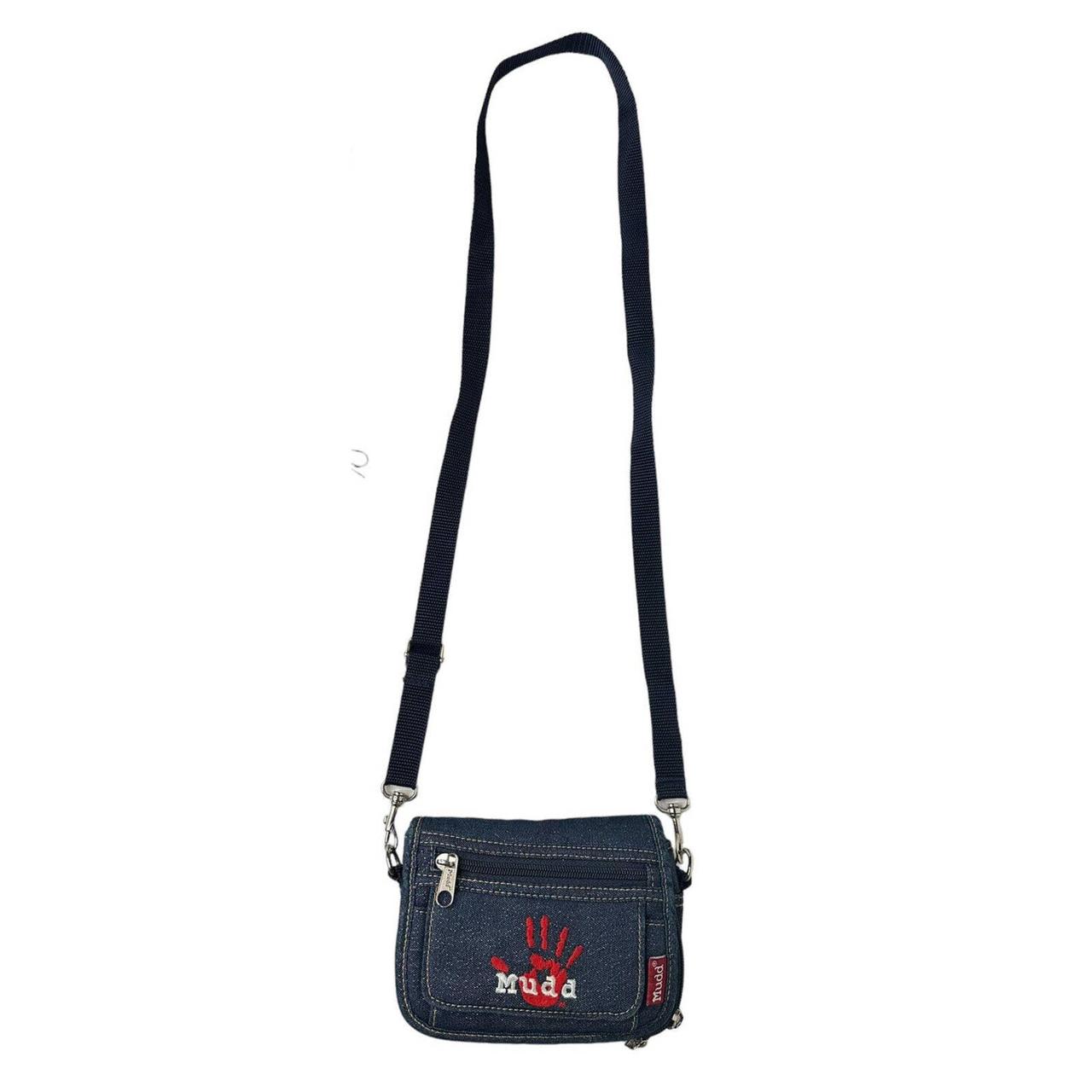 MUDD Vintage Y2K 90s Blue Denim Crossbody Bag