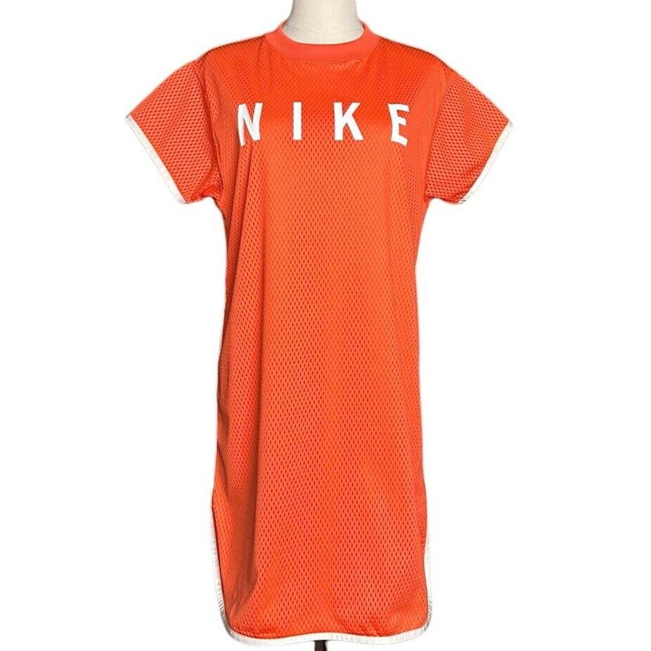 Nike Women s GX Orange White Stripe Mesh Sporty