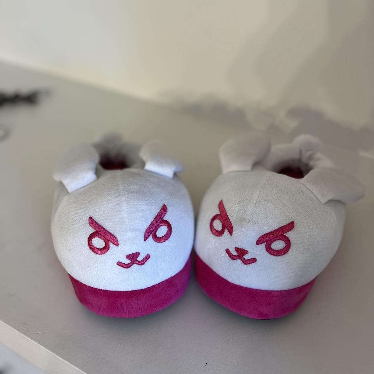 Official Overwatch DVA bunny Plush Slippers Depop