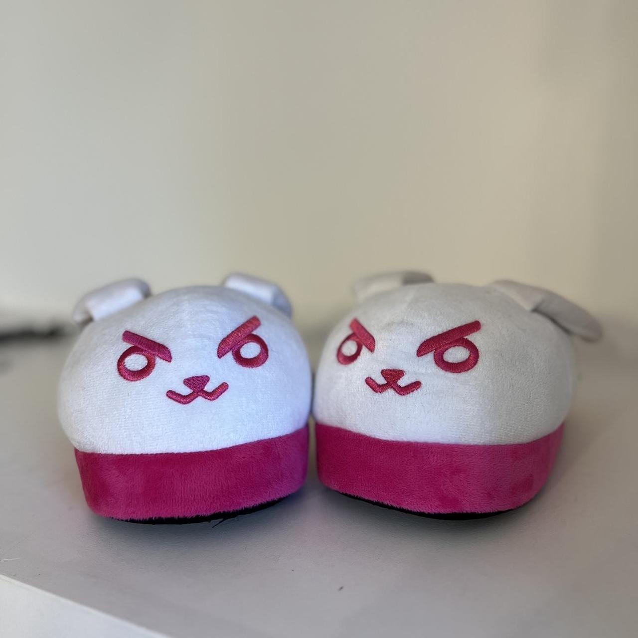 Official Overwatch DVA bunny Plush Slippers Depop