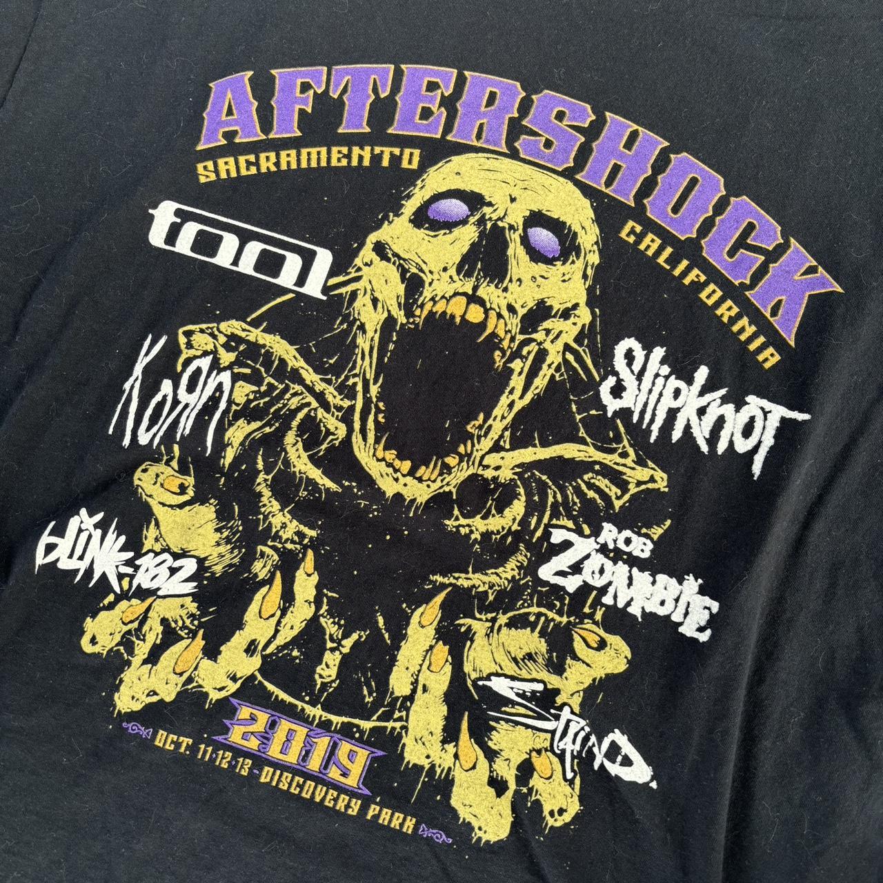 Aftershock festival T shirt from 2019 Front n back | Depop