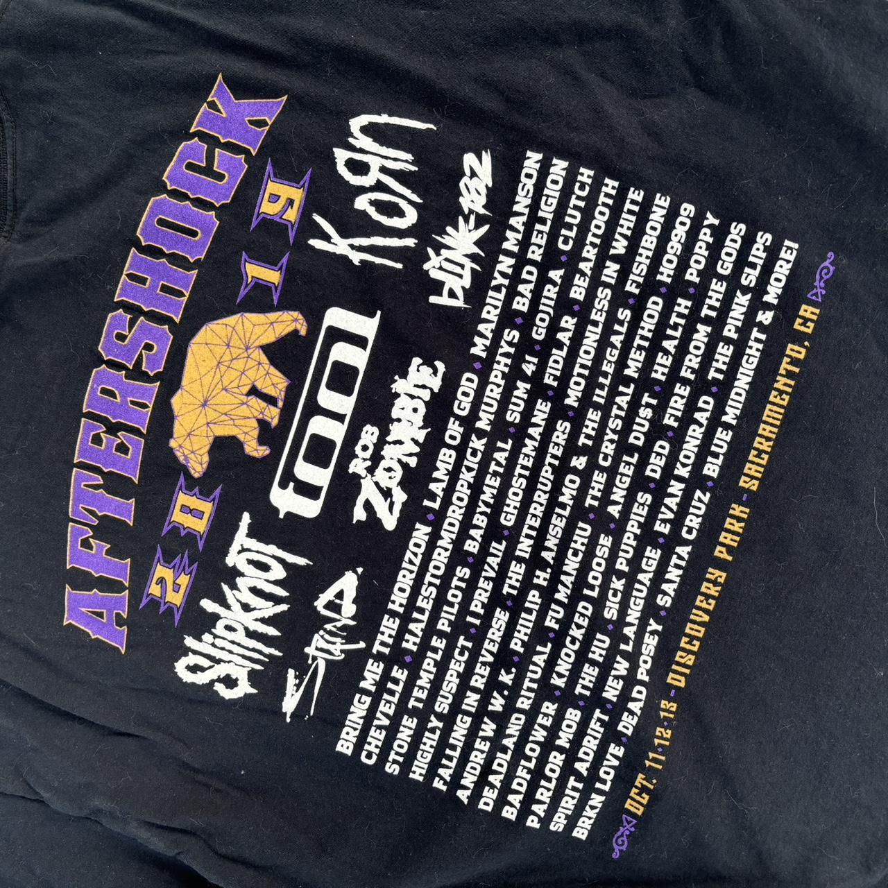 Aftershock festival T shirt from 2019 Front n back | Depop