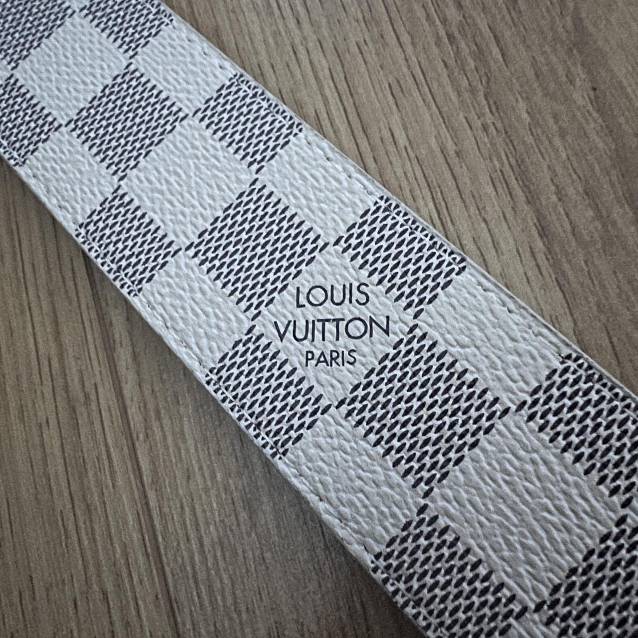 louis vuitton belt men white