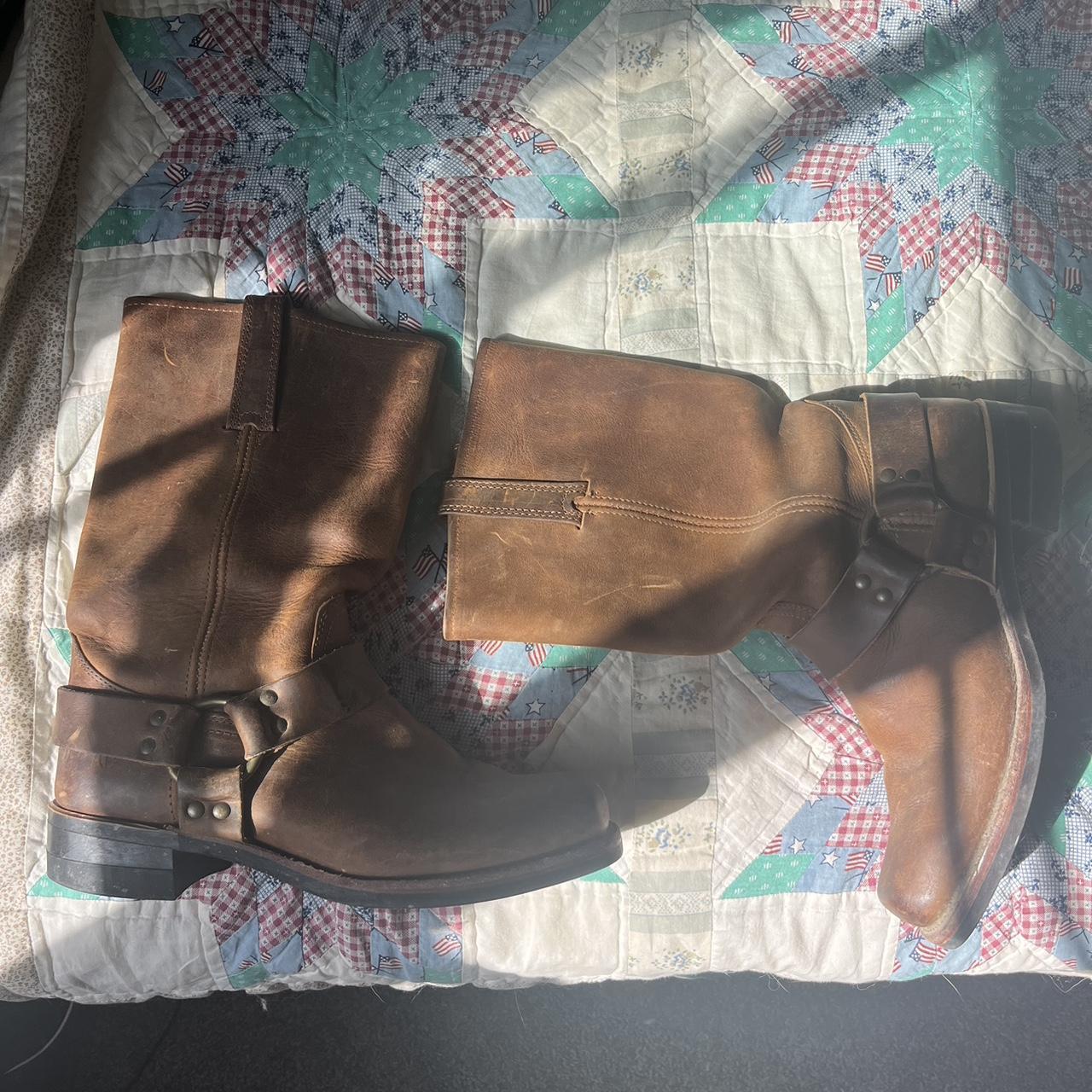 frye tan boots
