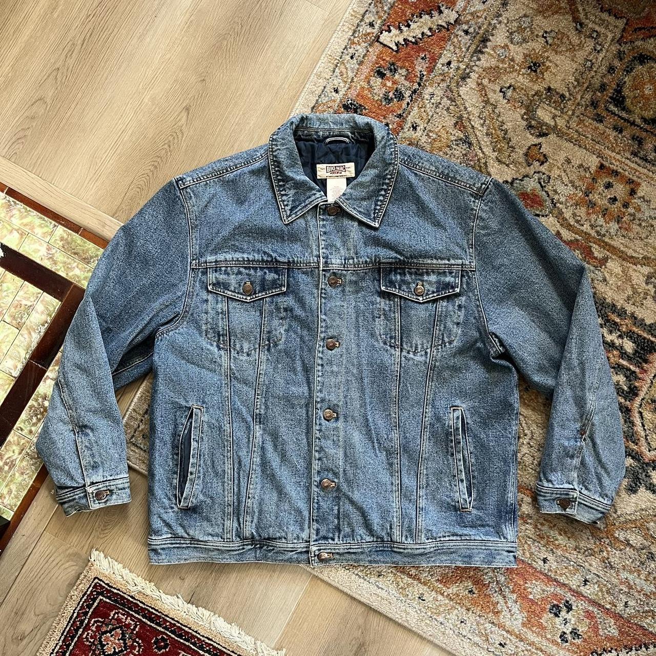 Vintage Big Mac denim jacket / men’s size XL *All... - Depop