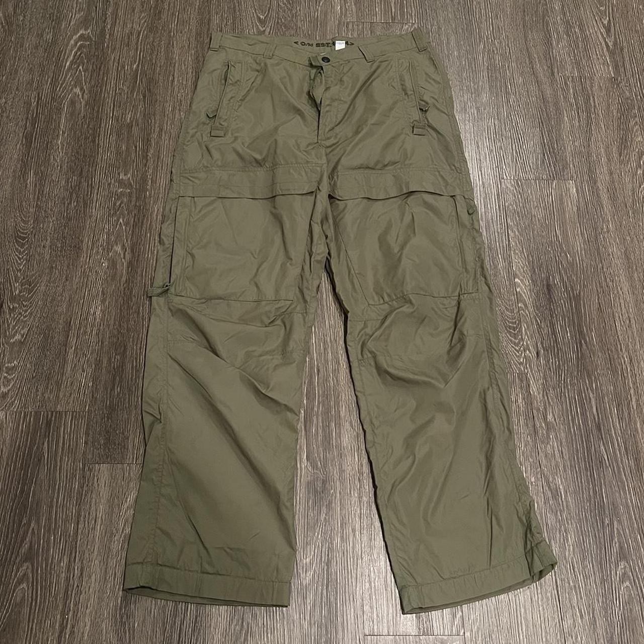 vintage military parachute pants (cargo like) Size... - Depop