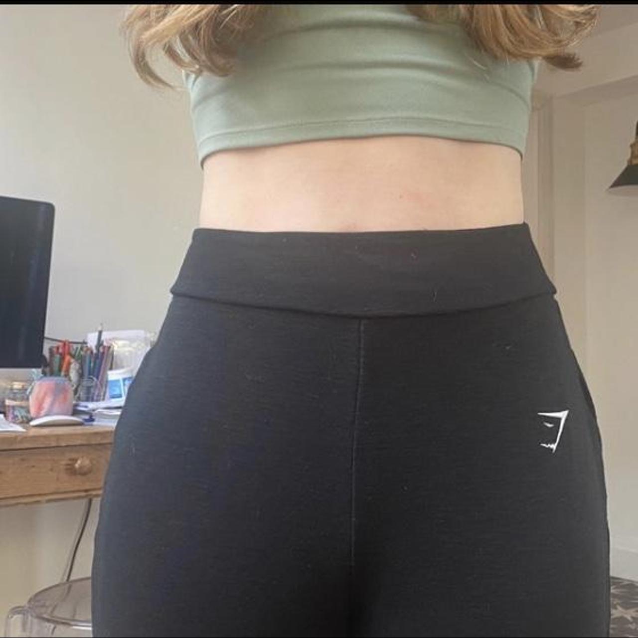 Gymshark Women's Black Joggerstracksuits Depop