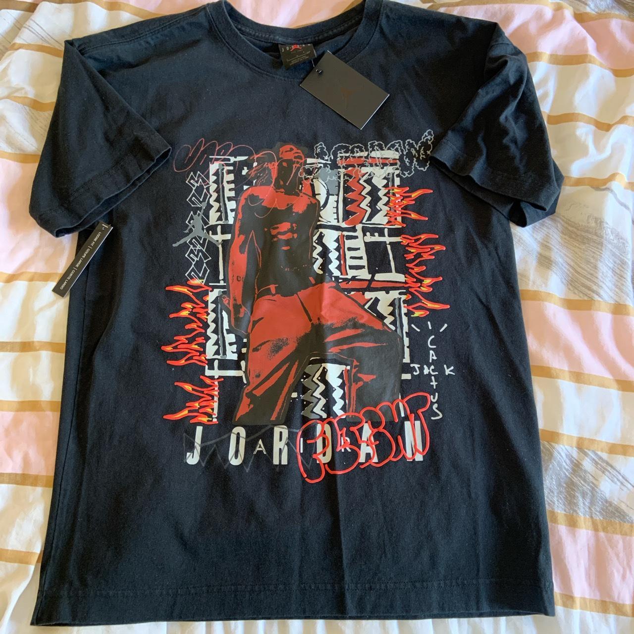 travis x jordan t shirt