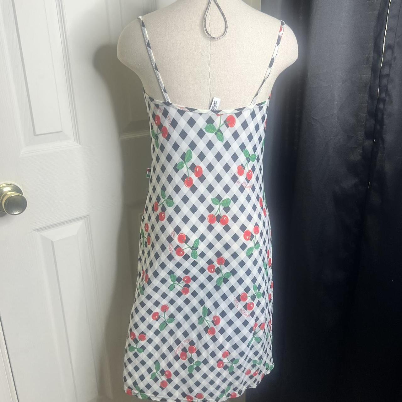 Moschino Rare Cherry Dress Lingerie style slip | Depop