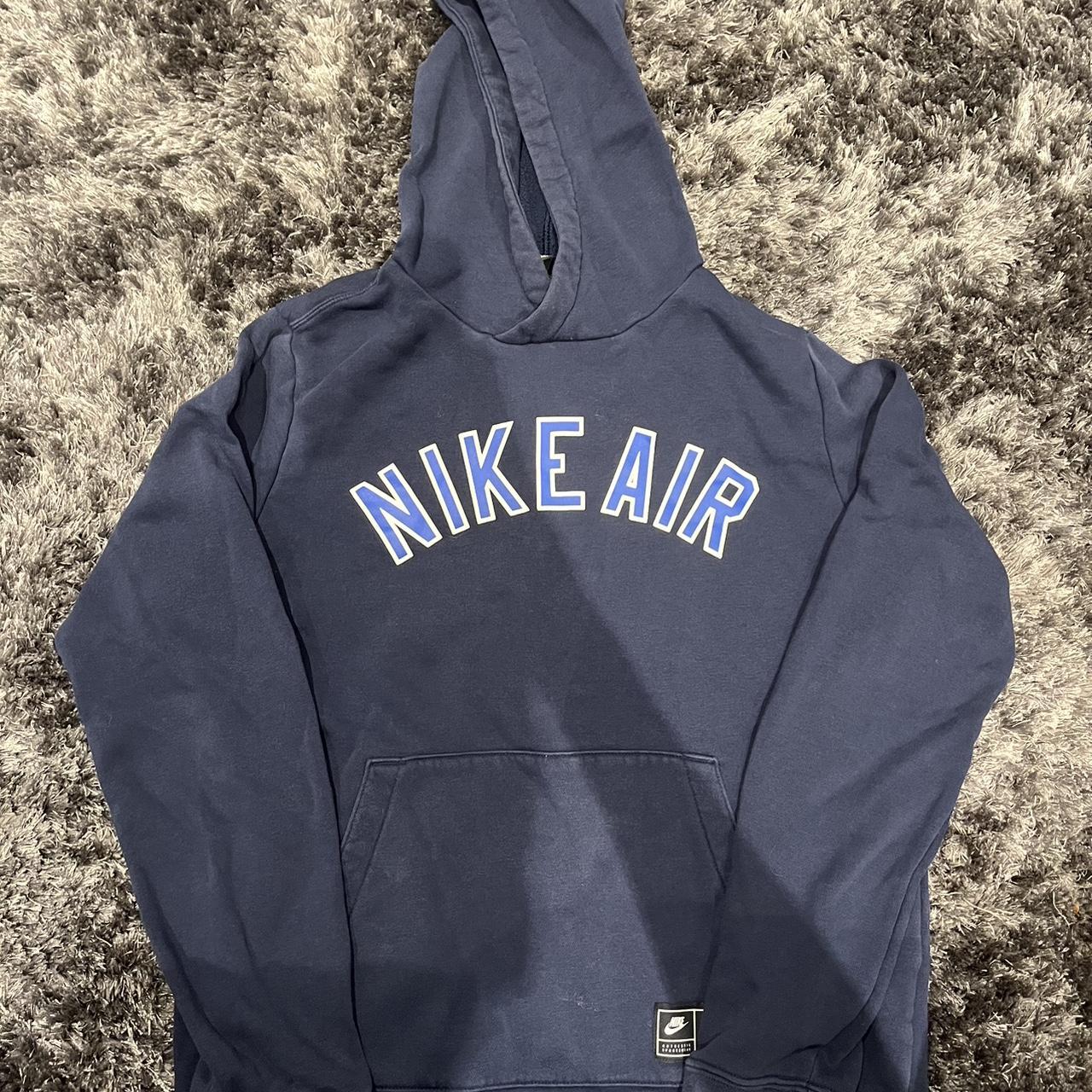 mens nike hoodie navy blue