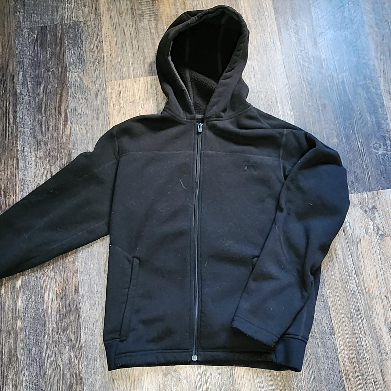 REI BLACK FLEECE HOODIE M. Soft in very great... - Depop