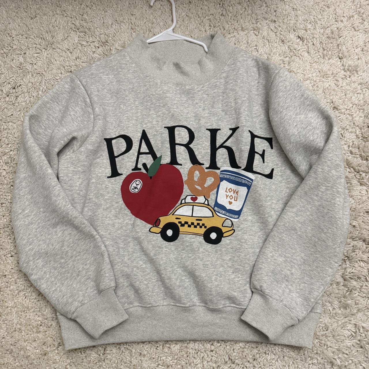 Women's Sweater - Grey/Multi - S – Grey Parke Limited Edition NYC Graphic Mockneck …