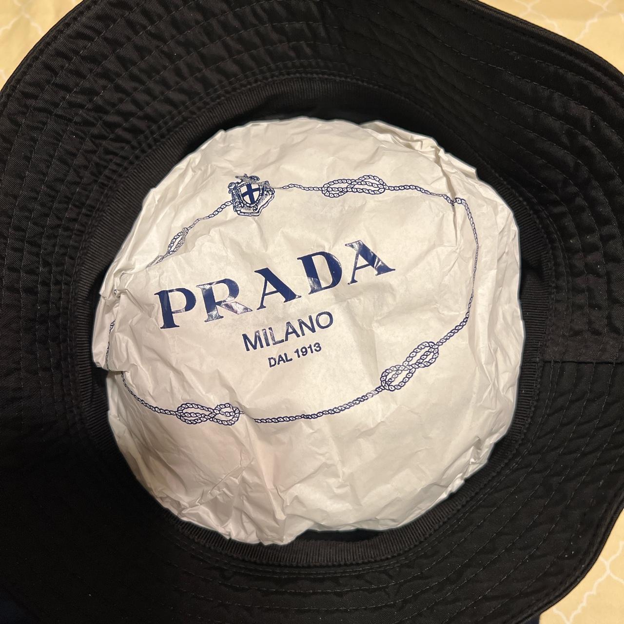 Prada bucket hat Brand new never worn Size one size - Depop