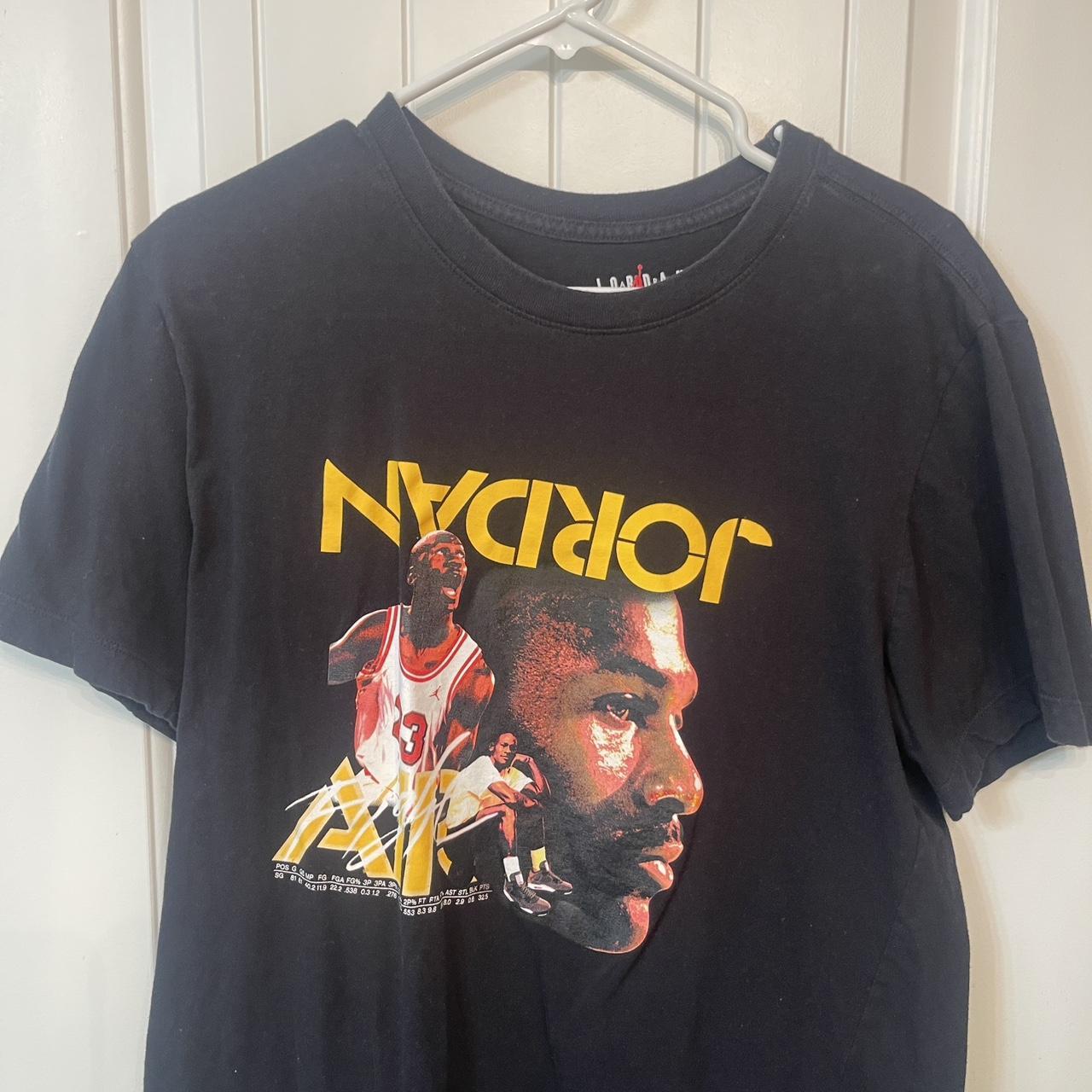 yellow and black jordan 12 shirt