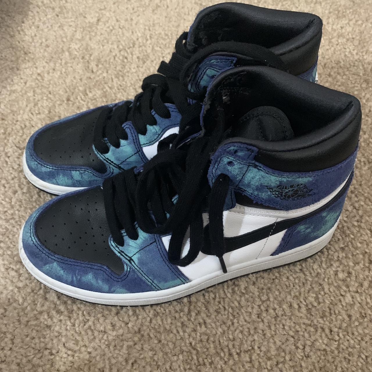 womens tie dye jordans