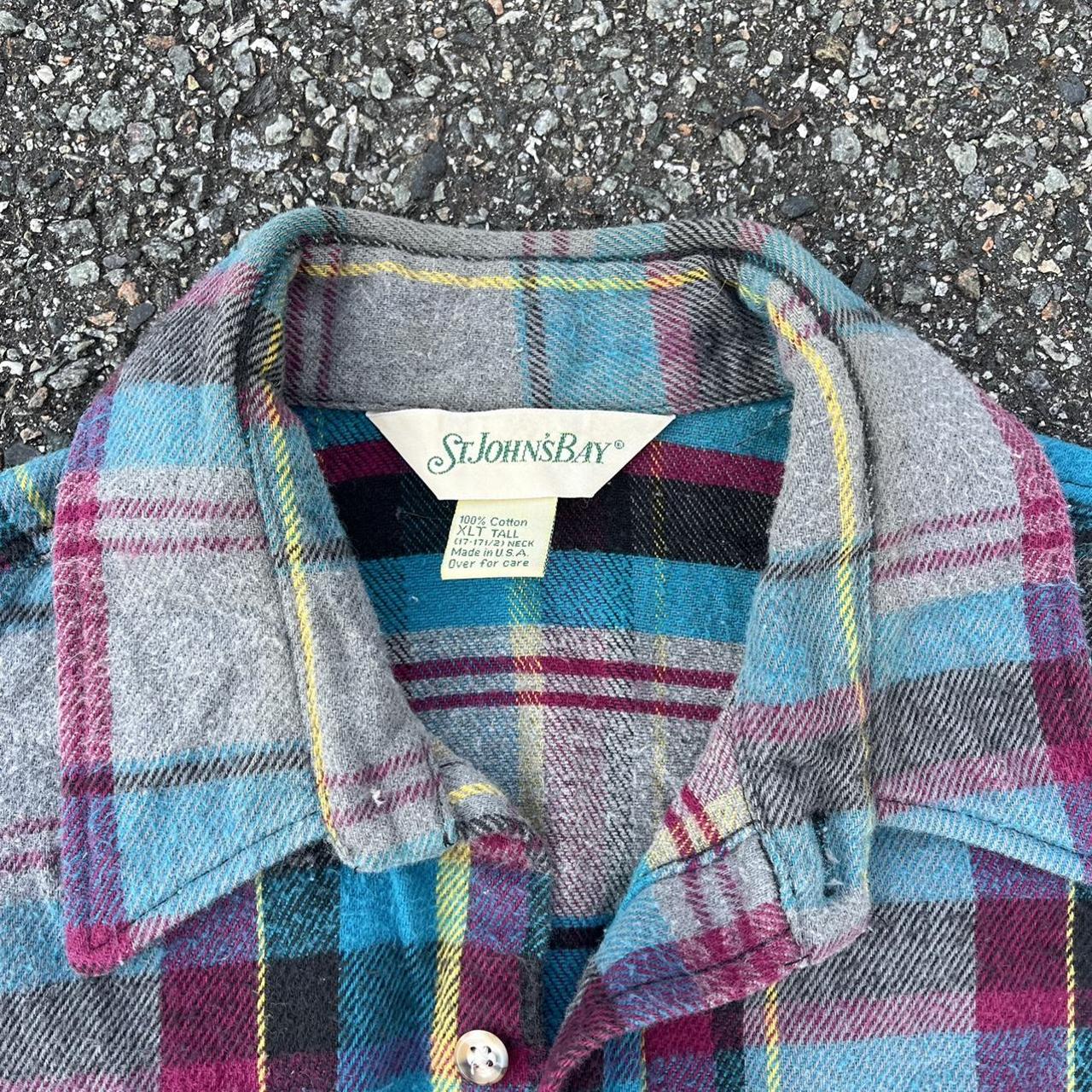 St. John's Bay 1980s Flannel Shirt