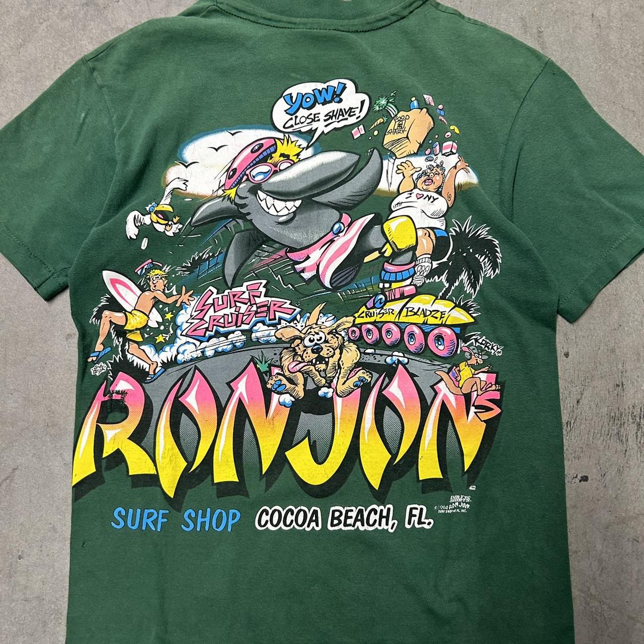 お歳暮 のし Jon Ron 90s Vintage Surf Depop | Graphic back Crazy Tshirt トップス